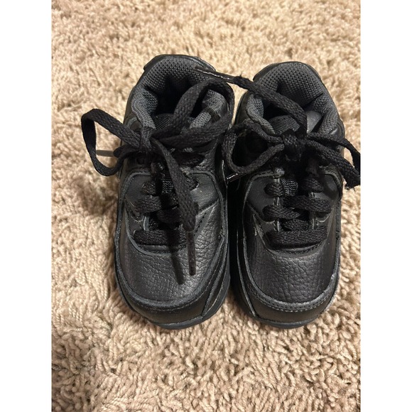NIKE Little Max 90 sneaker Shoes 307795 BLACK Size US 5C Toddler HARDLY WORN Y22 - Picture 3 of 5